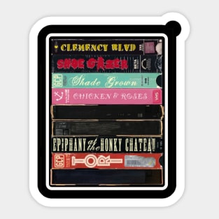 GCP VHS Tape Stack Sticker